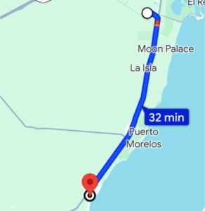 transportation from cancun airport to iberostar paraiso maya